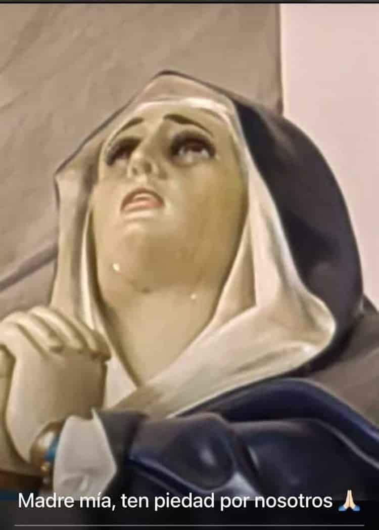Virgen llora en iglesia de Actopan; ¿Qué dice la Arquidiócesis de Xalapa?