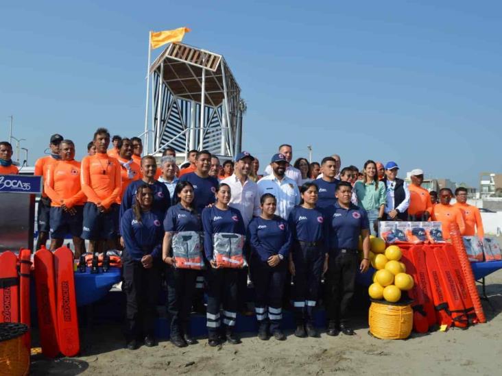 Recibe PC de Boca del Río equipo y material para mayor vigilancia en playas