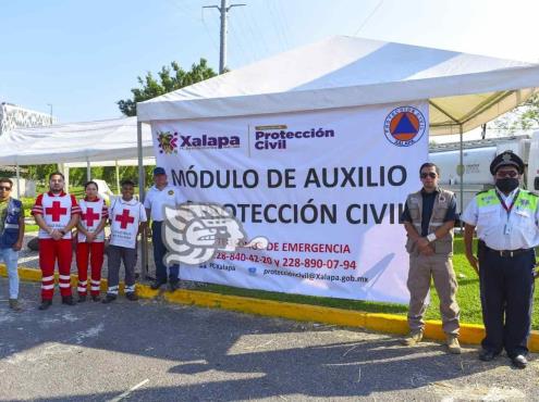 Por Semana Santa, instalarán en Xalapa módulos de auxilio para atender a la población