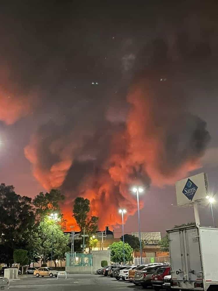 Se registra fuerte incendio en Central de Abastos de CDMX (+Video)