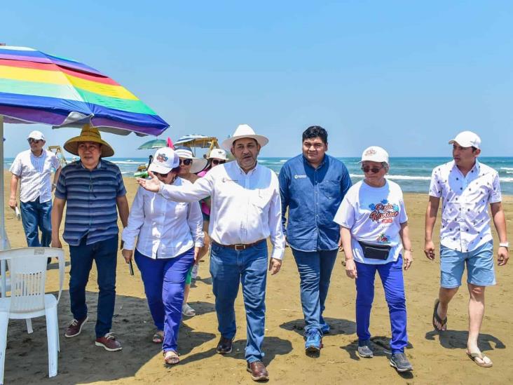 Arrancan actividades de Semana Santa en La Gran Playa Coatza 2023