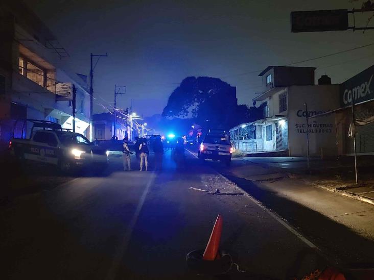 Fuerte movilización policiaca por el reporte de detonaciones en Xalapa