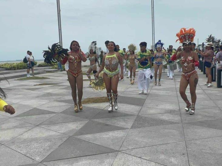 Así se vivió la rumbata de Semana Santa del Carnaval de Veracruz 2023 (+Video)