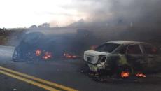 Fatal accidente deja cinco personas fallecidas en la autopista Amozoc