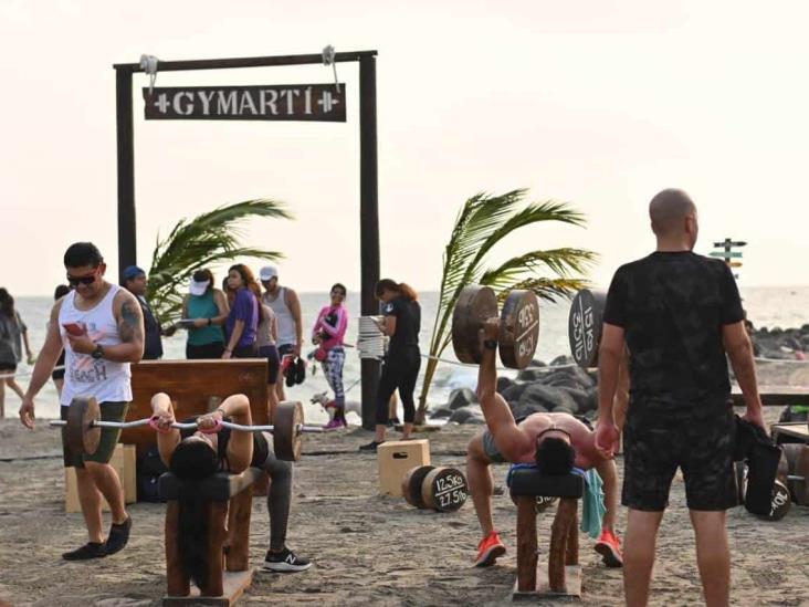 Gimnasio en playa de Veracruz podría quedar permanentemente