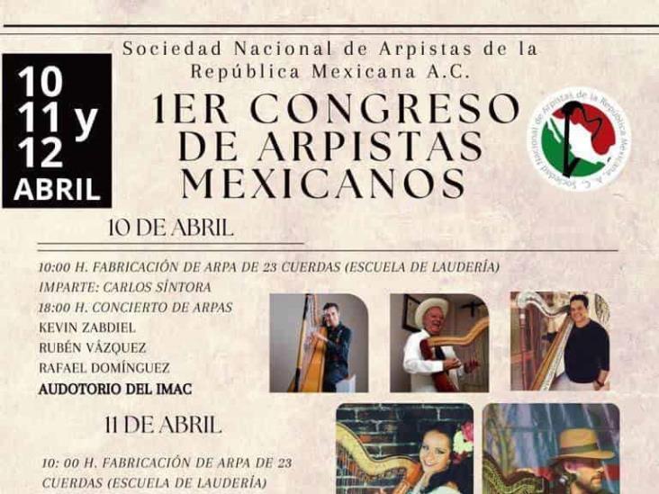 En Xalapa,  Primer Congreso de Arpistas Mexicanos