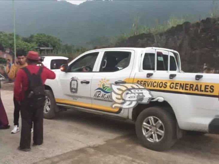 Taxista de Orizaba atropella a campesino camino a La Sidra, en Atzacan