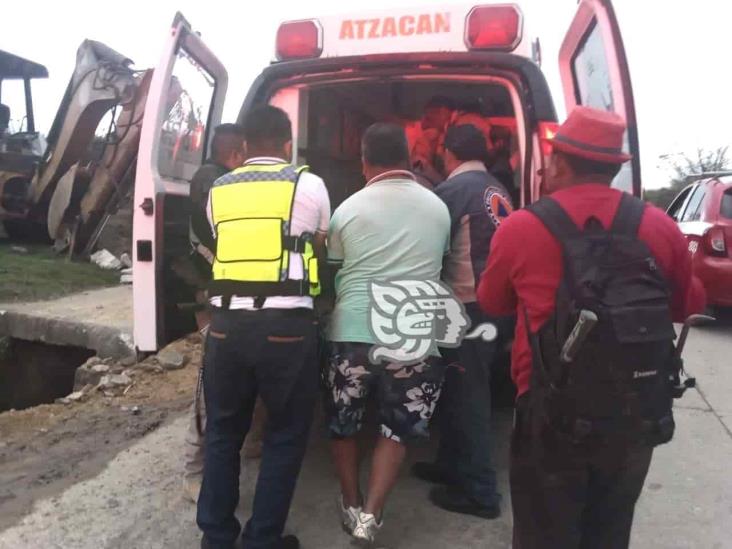 Taxista de Orizaba atropella a campesino camino a La Sidra, en Atzacan