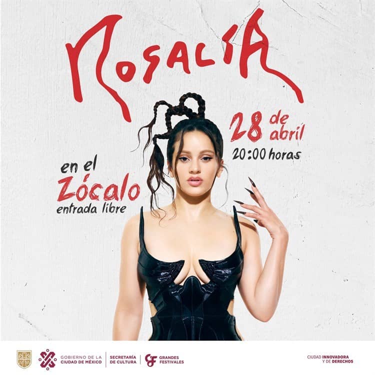 ¡Motomami al Zócalo! Anuncian concierto gratis de Rosalía en CDMX