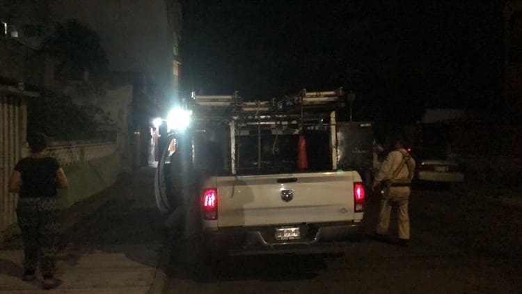 Cierran avenida de Veracruz por falta de energía eléctrica (+video)