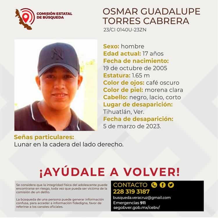 Buscan a dos menores desaparecidos en la zona norte de Veracruz