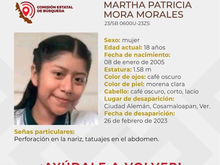 Buscan a Martha Patricia Mora, desapareció en Ciudad Alemán