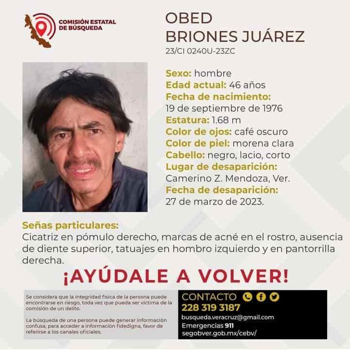 Buscan a 4 personas en la zona centro de Veracruz
