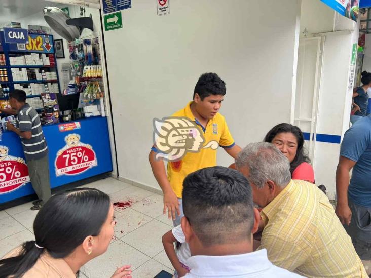 Violento asalto en Acayucan; menores resultan heridos de bala (+Video)