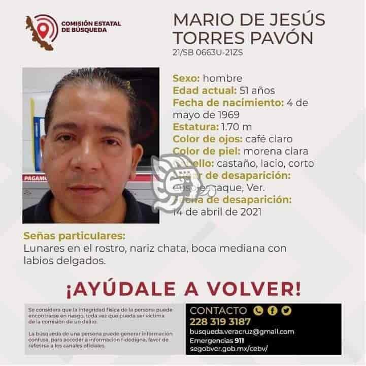 Mario desapareció hace dos años; aún lo buscan en Cosoleacaque