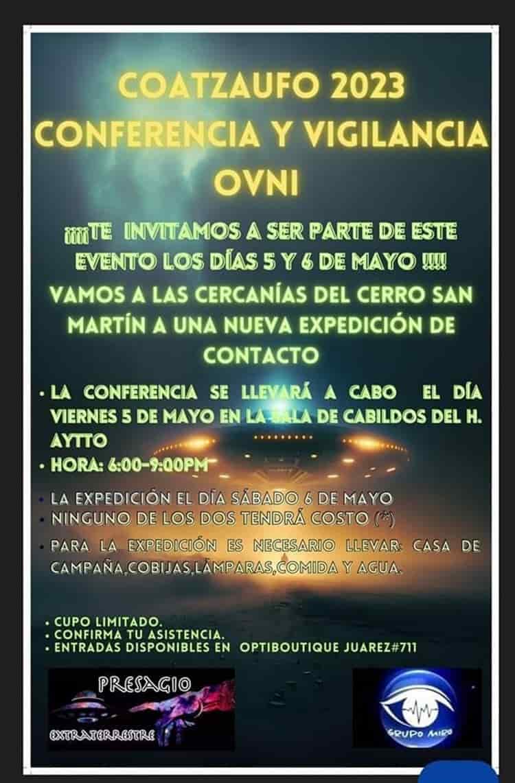 ¿Interesado en el fenómeno ovni? Habrá conferencia en Coatzacoalcos