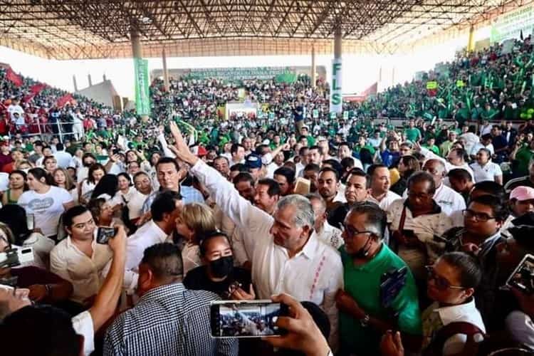 Con Sergio Gutiérrez, petroleros y dirigencia nacional sellan pacto con Adán Augusto