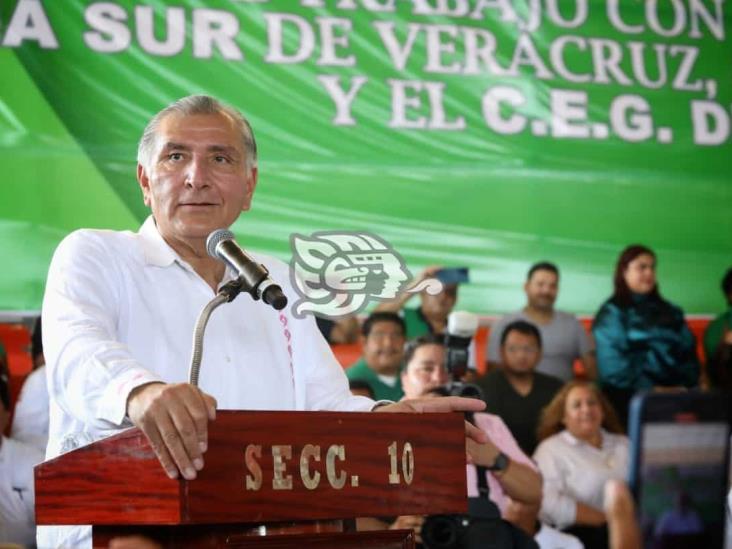 Palabras del Secretario de Gobernación, Adán Augusto López en la reunión con petroleros de la zona sur de Veracruz