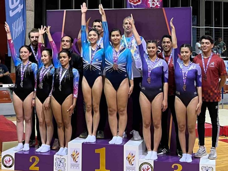 Gimnasta porteña se colgó  la de oro