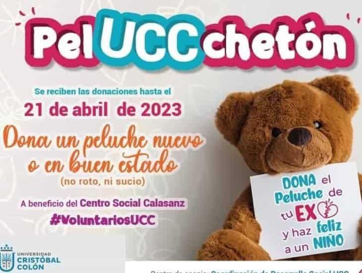 Universidad Cristóbal Colón invita a donar juguetes con la campaña PelUCChetón