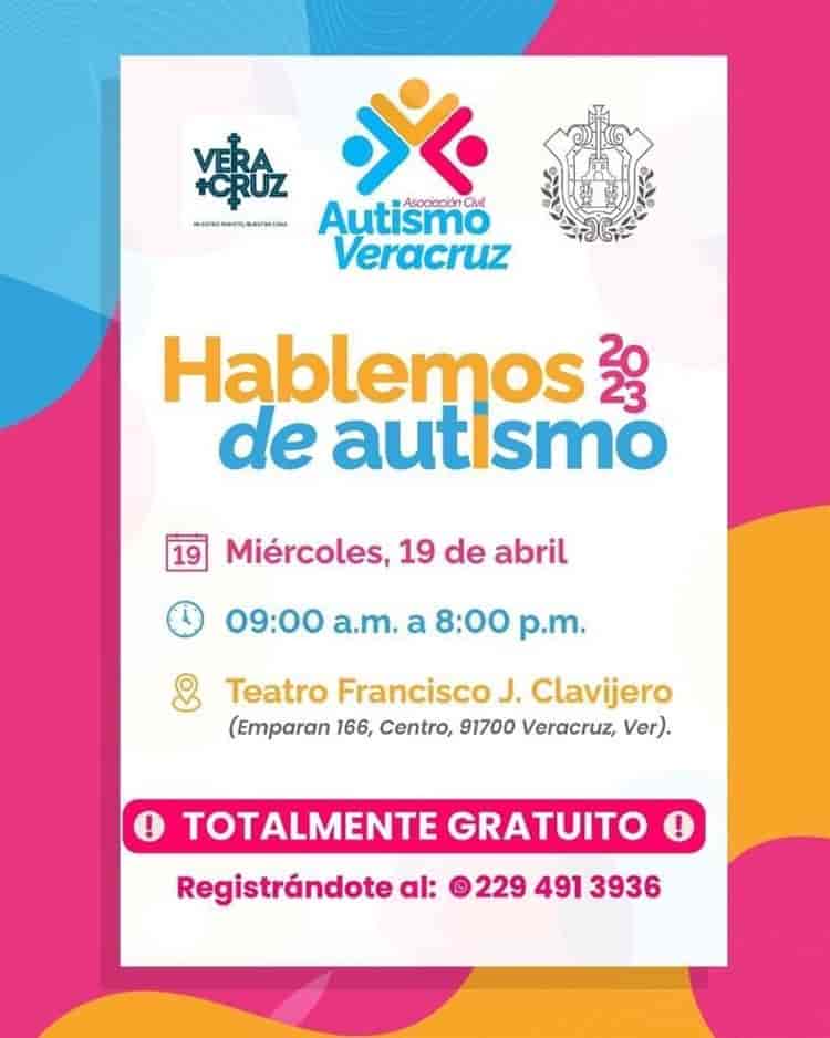 Realizarán foro Hablemos de autismo 2023 en Veracruz