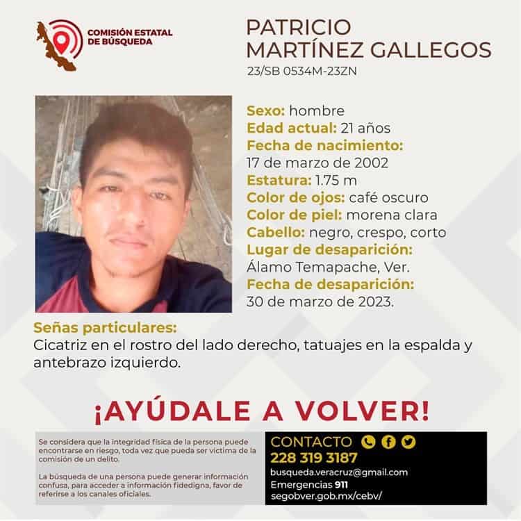 Buscan a cinco personas desaparecidas en el norte de Veracruz