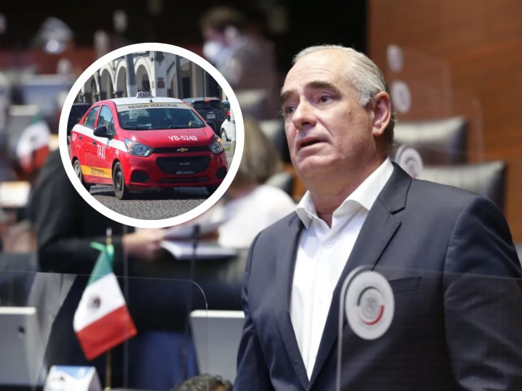 Julen acusa al gobierno de Cuitláhuac de revender concesiones de taxis en Veracruz