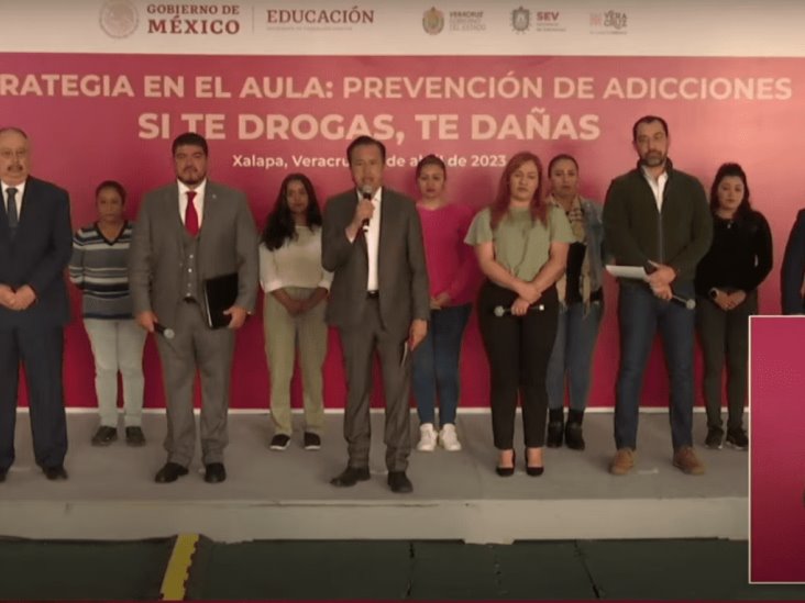 Veracruz inicia campaña “Si Te Drogas Te Dañas” en secundarias y preparatorias