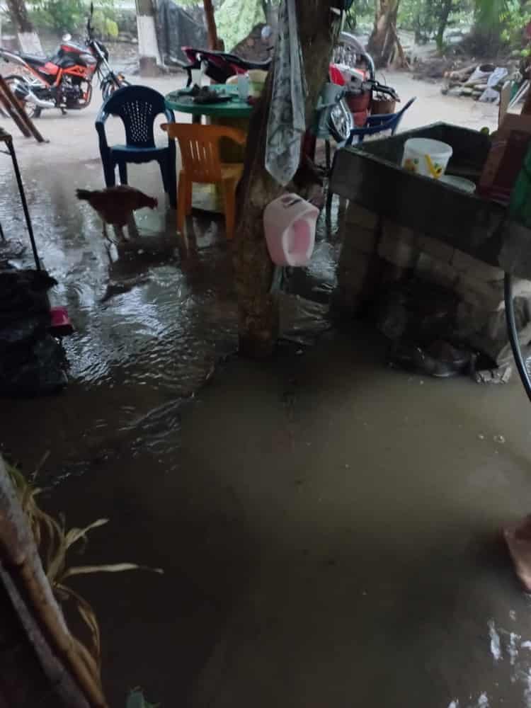 Se desborda río Chapa-Chapa; inunda viviendas de Misantla