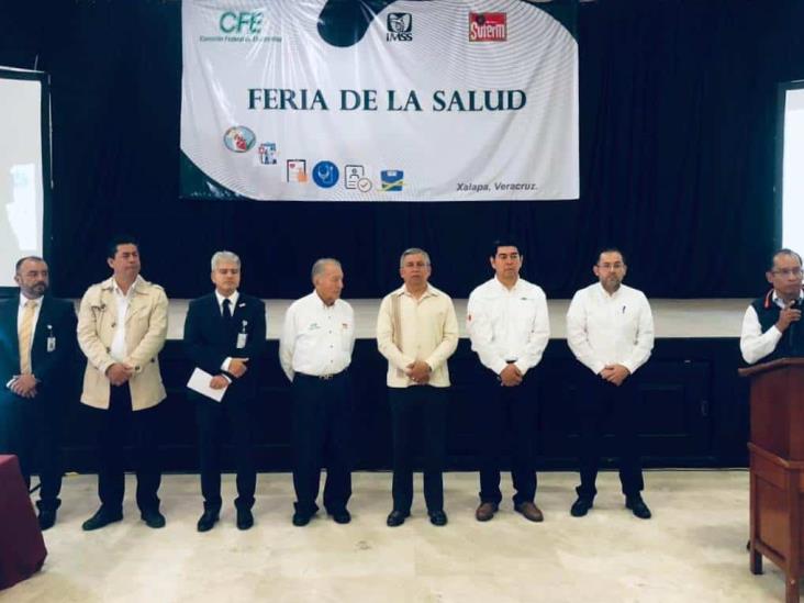 Inaugura IMSS Veracruz Norte Jornada de Salud en beneficio de las y los trabajadores de CFE y SUTERM
