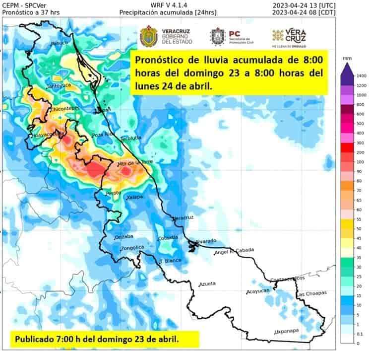 Habrá nuevo norte en Veracruz; así estará el clima