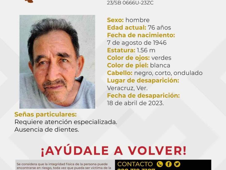 Desaparece persona de la tercera edad en el puerto de Veracruz