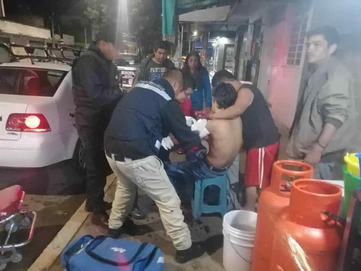 Un herido deja riña entre ebrios en colonia Campo de Tiro, en Xalapa