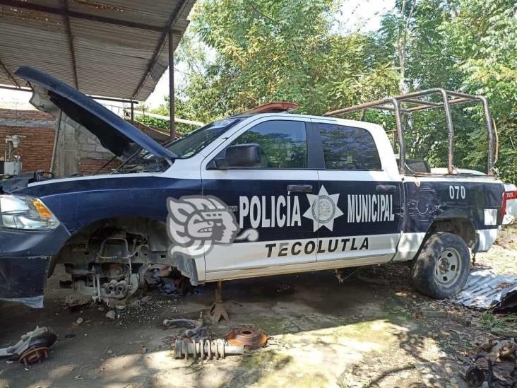 Con patrullas “chatarra”, inseguridad rebasa a Tecolutla