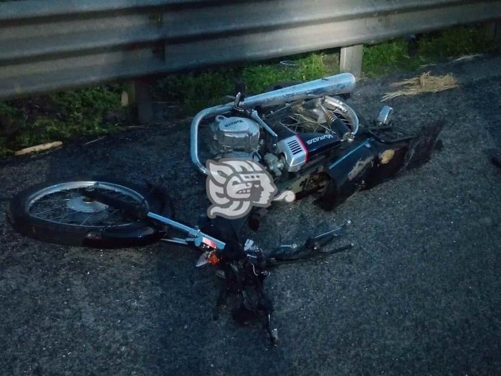 Motociclista pierde la vida atropellado en la Orizaba - Puebla