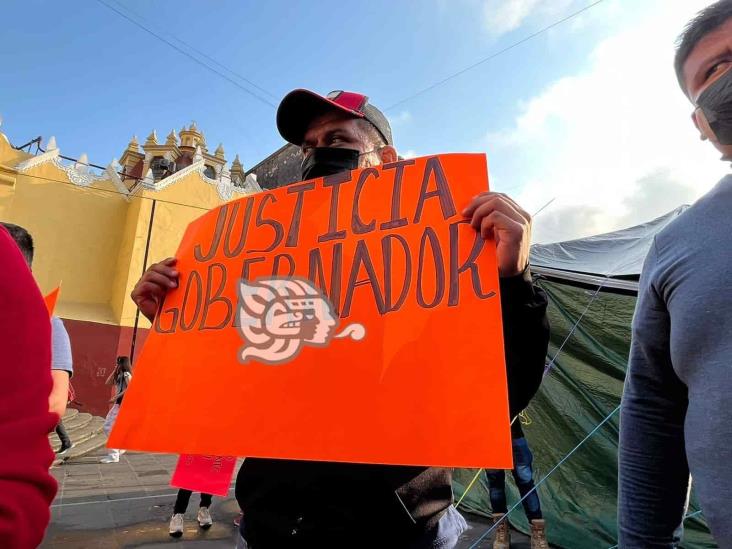 Exigen liberar a campesino detenido en Papantla acusado de extorsión, fue trasladado a Xalapa (+Video)