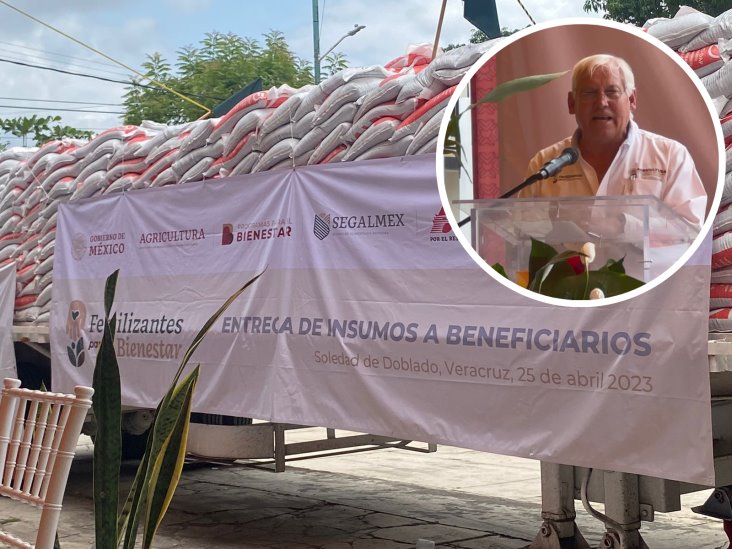 Beneficiados, más de 83 mil productores de Veracruz con Fertilizantes para el Bienestar