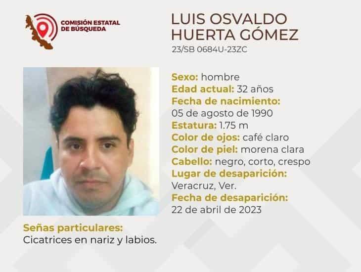 Luis Osvaldo cumple ya 3 días desaparecido en Veracruz