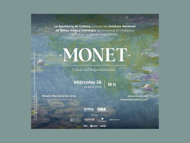 México recibirá exposición Monet: Luces del Impresionismo