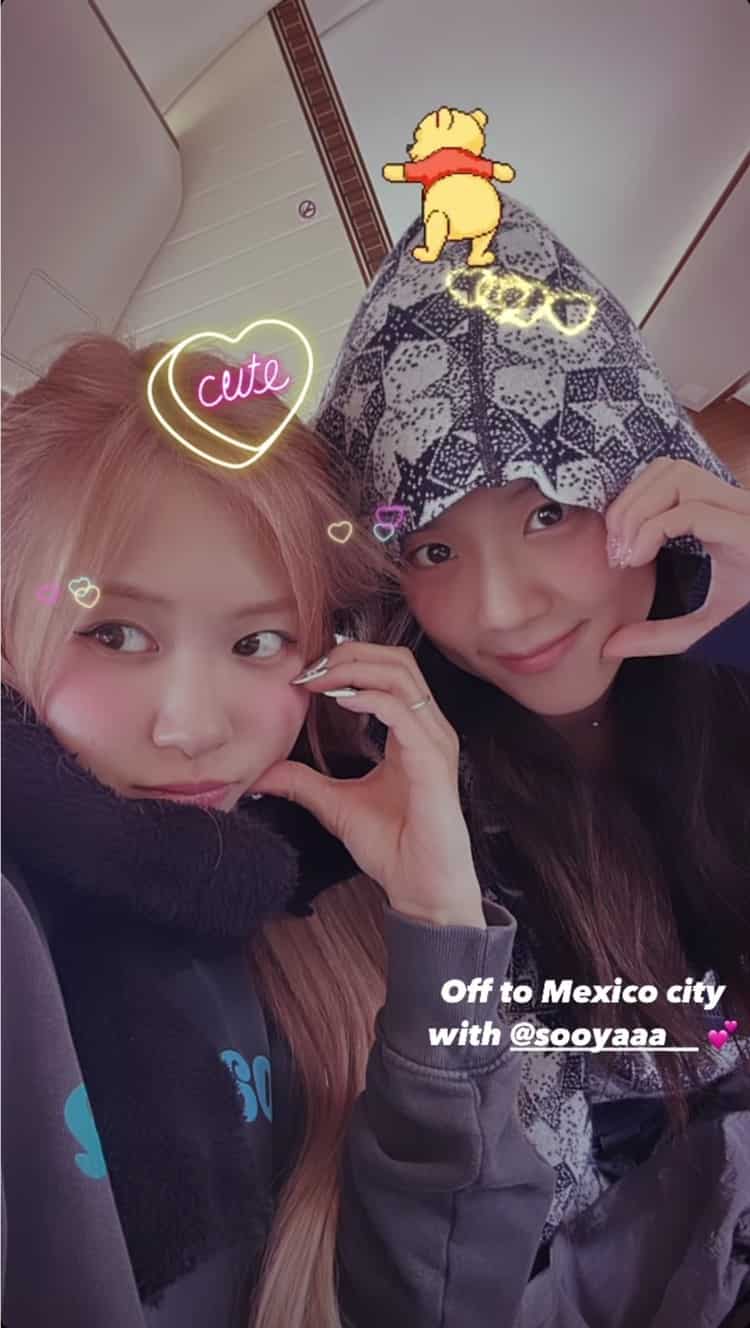 ¡Ya vienen a México! Rosé y Jisoo de BLACKPINK comparten imagen camino a CDMX