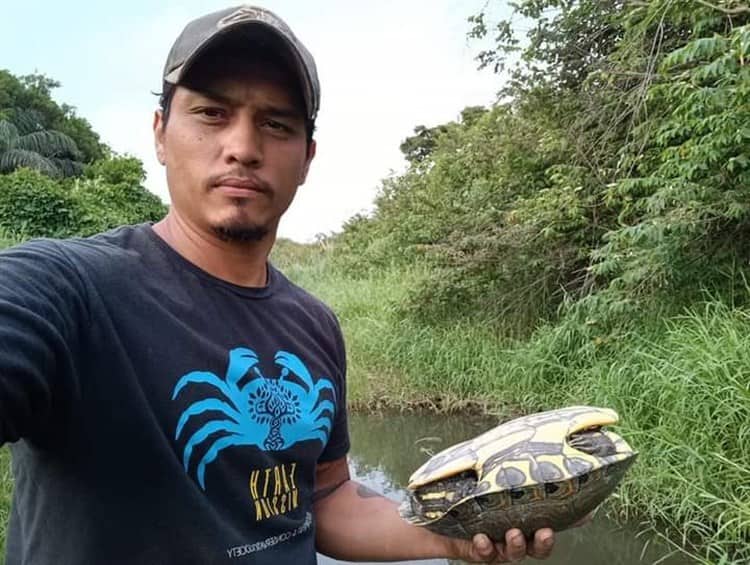 Earth Mission libera a tortugas jicoteas halladas en Veracruz-Boca del Río