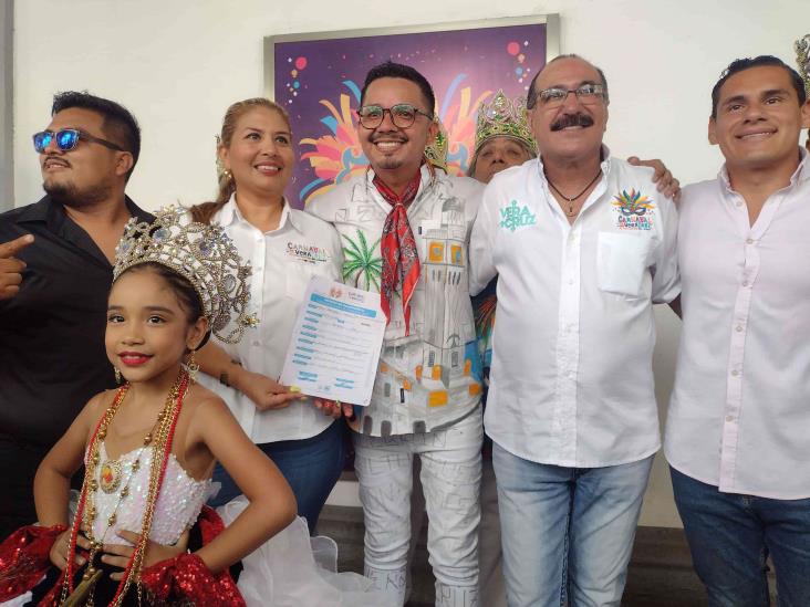 Felipe Campos El Celebrador se inscribe para candidato a rey del Carnaval de Veracruz (+Video)