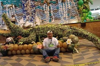 César Mejía realiza impresionante cocodrilo