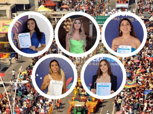 ¡Sí llegaron! Te presentamos a las 5 candidatas a reina del Carnaval de Veracruz 2023
