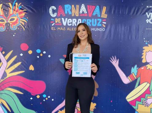 Itzel Cárdenas también buscará ser reina del Carnaval de Veracruz 2023