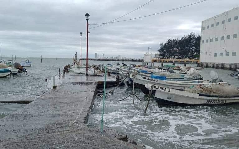 Cerrarán por norte  navegación menor y mayor el puerto de Veracruz