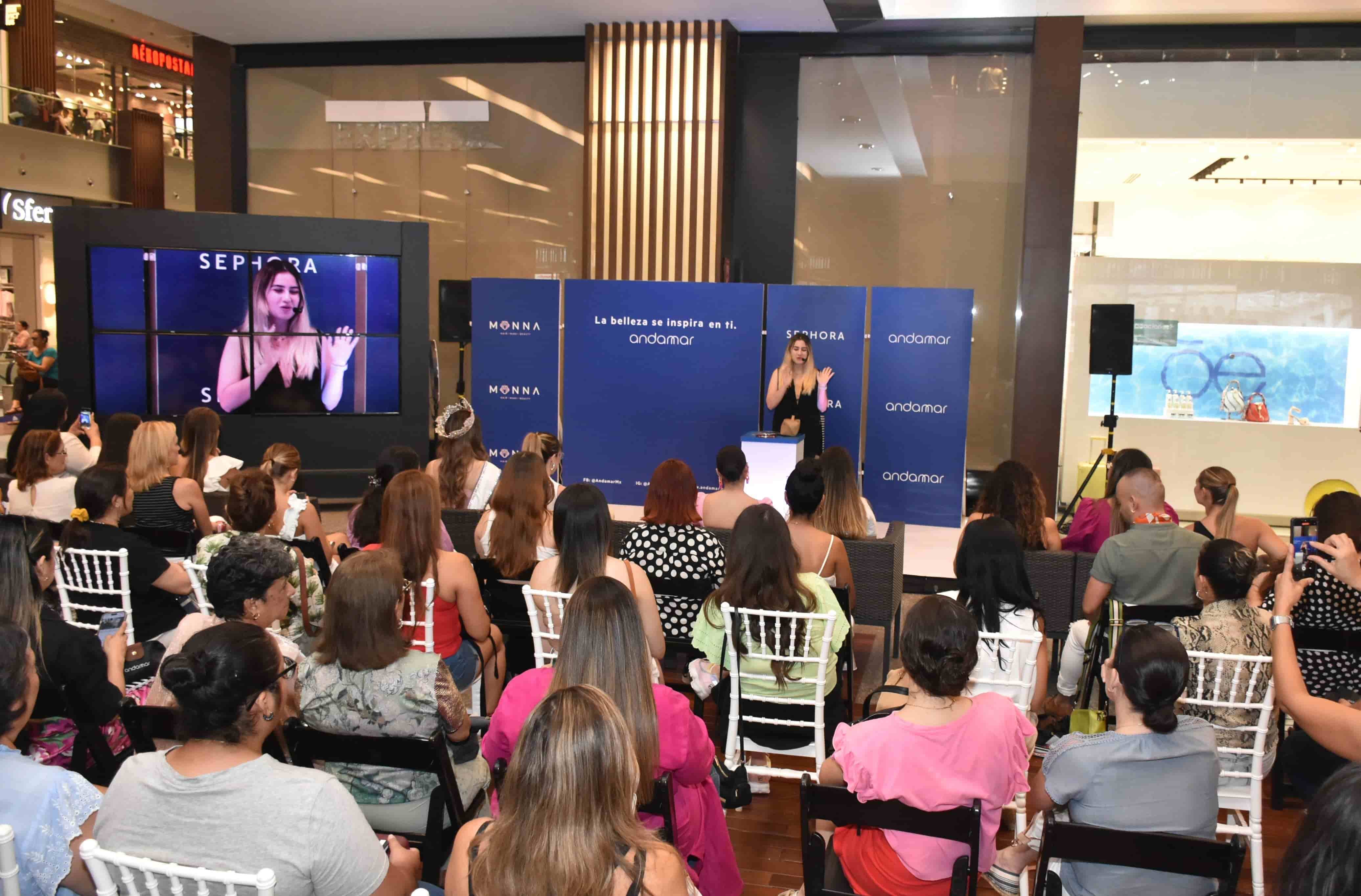 Se lleva a cabo en Andamar la masterclass ‘Sephora & Beautytips by Anina‘