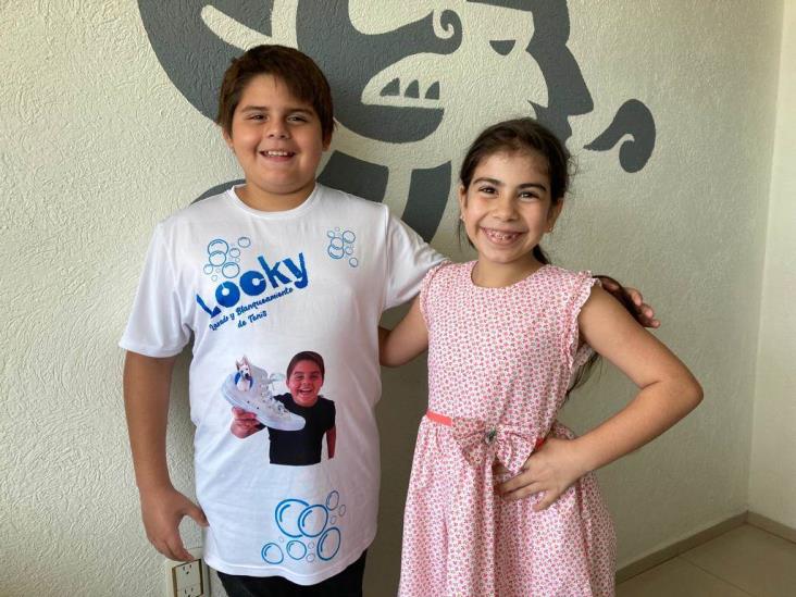 Daniela y Fredy, pequeños emprendedores en Veracruz motivan a otros niños a alcanzar sus sueños
