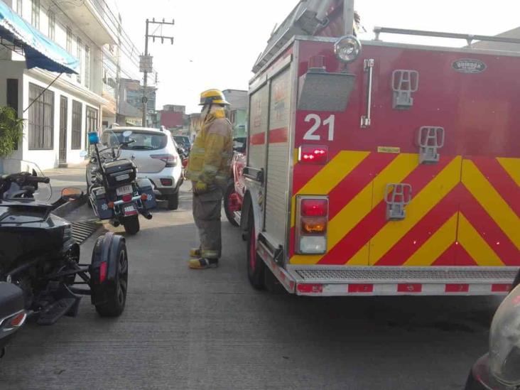 Se incendia boiler en privada de Pípila, en Xalapa