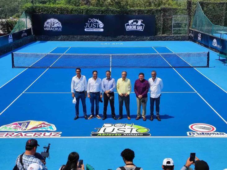 Presentan Abierto Xalapa ¡Tenis internacional en la capital!